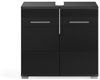 furnling Waschbeckenunterschrank Helsinki 2 Türen, 2 Fächer, Badschrank, Badmöbel, Unterschrank, 60 cm breit Bild 5
