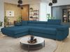 Ecksofa Torezio Mini Cord mit Bettkasten, Schlaffunktion und Einstellbare Kopfstützen (Farbe: Poso 05, Seite: Links) Bild 2