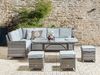 Lounge Set LACONA Hellgrau Bild 3