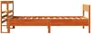 vidaXL Massivholzbett ohne Matratze Wachsbraun 75x190 cm Kiefernholz 3306212 Bild 5