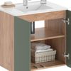 Waschbeckenunterschrank Izan Goldkraft Eiche/Grün Vicco Bild 5