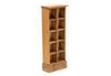 DESIGN DELIGHTS Regal RUSTIKALES CD & BÜCHERREGAL NATURE, 94x36cm(HxB) Holzregal 10 Fächer Bild 5