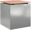 vidaXL Gartenbank Verzinkter Stahl 40 x 40 x 43 cm 874917 Bild 2