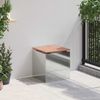 vidaXL Gartenbank Verzinkter Stahl 40 x 40 x 43 cm 874917 Bild 3