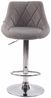 2er Set Barhocker Lazio Stoff, grau Bild 4