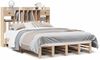 vidaXL Massivholzbett mit Regal ohne Matratze 140x190 cm Kiefernholz 3323986 Bild 2