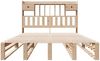 vidaXL Massivholzbett mit Regal ohne Matratze 140x190 cm Kiefernholz 3323986 Bild 4