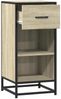 vidaXL Sideboard Sonoma-Eiche 35,5x35x76 cm Holzwerkstoff und Metall 848955 Bild 5
