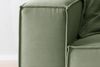 KAWOLA Sofa CARMO 3-Sitzer Feincord olivgrün 68 x 118 x 306 cm Bild 4