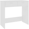 vidaXL Schreibtisch, Holzwerkstoff, Weiß 80×40×75 cm Bild 2