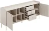 Vente-unique - LUNAOR Sideboard Holz, Platte Beige - B 40 cm x H 80 cm x L 185 cm Bild 4