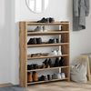 vidaXL Schuhregal Artisan-Eiche 80x25x100 cm Holzwerkstoff 859904 Bild 3