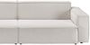 KAWOLA Sofa SAMU 3-Sitzer Feincord silber 72 x 106 x 266 cm Bild 4