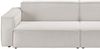KAWOLA Sofa SAMU 3-Sitzer Feincord silber 72 x 106 x 266 cm Bild 2