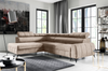 Selsey 'London' Ecksofa mit Schlaffunktion, Veloursbezug in Greige, linksseitig, 83 x 274 x 203 cm Bild 2
