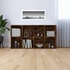 vidaXL Bücherregal/Sideboard Räuchereiche 66×30×130 cm Holzwerkstoff 815249 Bild 3