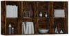 vidaXL Bücherregal/Sideboard Räuchereiche 66×30×130 cm Holzwerkstoff 815249 Bild 4