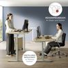 Komplettbüro SANTORIN IV Riva Eiche & Glas Cashmere 10-teilig Bild 4