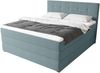 99rooms Madagaskar Boxspringbett Strukturstoff INARI Pastellblau 180x200 cm Taschen-Federung Bild 5