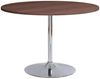 OTTO home Esstisch Trompet, rund, Ø110 cm, Tischplatte Hochglanz oder Holzoptik, Trompetenfuß Bild 4