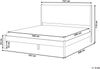 Bett mit Lattenrost Kiefernholz BRUNEMONT 160 x 200 cm Hellbraun Bild 2