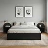 vidaXL Nachttisch 2 pcs Schwarze Eiche 40 x 35,5 x 45,5 cm 8001134 Bild 4