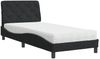 vidaXL Bett mit Matratze Schwarz 80x200 cm Samt 3208624 Bild 2