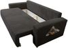 Sofa Couch Schlafsofa Wohnlandschaft Schlaffunktion 3-Sitzer Lincoln Cord Grau Bild 2