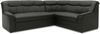 DOMO. collection Ecksofa Berlin FK, Sofa in L-Form mit Schlaffunktion und Federkernpolsterung, Eck-Couch, Polsterecke, Polstergarnitur 250 x 205 x 89 cm (BxTxH), schwarz Bild 2