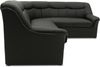 DOMO. collection Ecksofa Berlin FK, Sofa in L-Form mit Schlaffunktion und Federkernpolsterung, Eck-Couch, Polsterecke, Polstergarnitur 250 x 205 x 89 cm (BxTxH), schwarz Bild 3