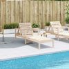 vidaXL Sonnenliege 199,5x62x55 cm Massivholz Kiefer 832538 Bild 3