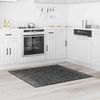 vidaXL Anti-Rutsch Shaggy Teppich Dunkelgrau 120 x 120 cm PP 4019769 Bild 2