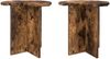 vidaXL Beistelltisch mit Speicher 2 pcs Geräucherte Eiche Ø 39 x 38 cm 8001090 Bild 2