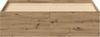 vidaXL Bettgestell ohne Matratze Artisan-Eiche 135x190cm Holzwerkstoff 3329316 Bild 5