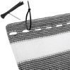 DETEX® Zaunblende 1,4 x 10m grau-weiß Balkonsichtschutz mit 50 Kabelbindern Bild 5