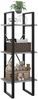 vidaXL Bücherregal 3 Fächer Betongrau 40x30x105 cm Holzwerkstoff 806491 Bild 4