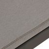vidaXL Garten-Lounge-Bank mit Auflagen Kunststoff Grau 315849 Bild 5