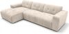 AX LIVING Couch in L Form Corlu Sofa Creme für Wohnzimmer 310 cm L Bild 4