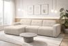 AX LIVING Couch in L Form Corlu Sofa Creme für Wohnzimmer 310 cm L Bild 2