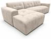AX LIVING Couch in L Form Corlu Sofa Creme für Wohnzimmer 310 cm L Bild 5