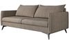 S-Style Möbel 3-Sitzer Sofa Azalea mit Schwarz Metall Füßen aus Luxusmicrofaser, mit Wellenfederung Bild 3
