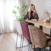 Bronx71 Barhocker Momo Chenille Mocha 85 cm Bild 4