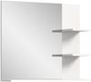 furnling Badezimmerspiegelschrank Lauri 3 Ablageböden, große Spiegelfront, Badmöbel, modern, 80 cm breit Bild 3