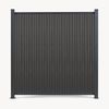 Gartenzaun Startermodul Grassano mit 2 Pfosten 185x180 cm WPC Grau [neu. holz] Bild 3