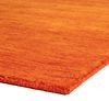 Gabbeh Teppich - Softy - Uni 150 x 150 cm - orange - rund Bild 5