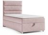 Best for Home Boxspringbett mit Bettkasten Trinity K-4 SINGLE Bonell-Matratze inkl. 7 cm Topper (Einzelbett, Polsterbett mit gepolstertes Kopfteil, Jugendbett, Kinderbett versch. Größen, 70x200 80x200 90x200 100x200 cm), verschiedene Liefermöglichkeite... Bild 4