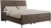 Boxspringbett mit 2 Bettkästen Matratze und Topper - MILEN - 140x200cm - Braun Velours - H4 Bild 3