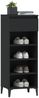 vidaXL Schuhregal Schwarz 40x36x105 cm Holzwerkstoff 819781 Bild 4