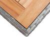 vidaXL Gartentisch Anthrazit und Braun 123x60x74 cm Massivholz Akazie 46451 Bild 5