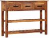 vidaXL Sideboard mit 3 Schubladen 110x30x80 cm Massivholz 246158 Bild 4